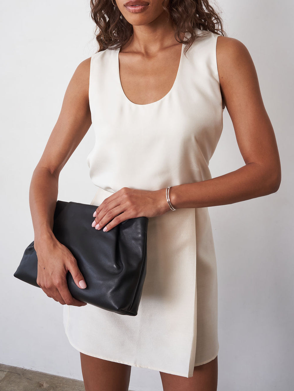 Scoop Neck Silk Top