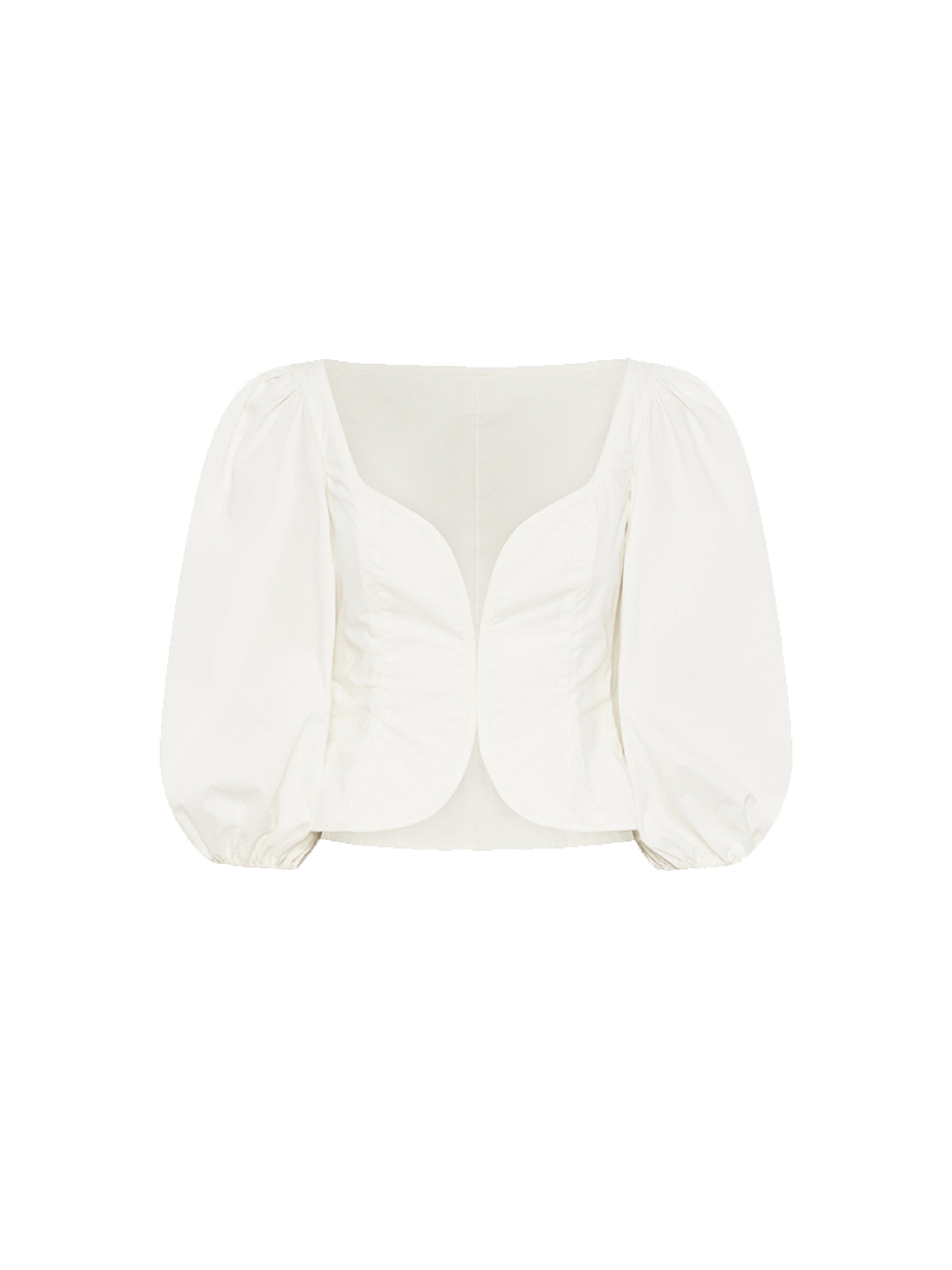 Cotton Puff Sleeve Top