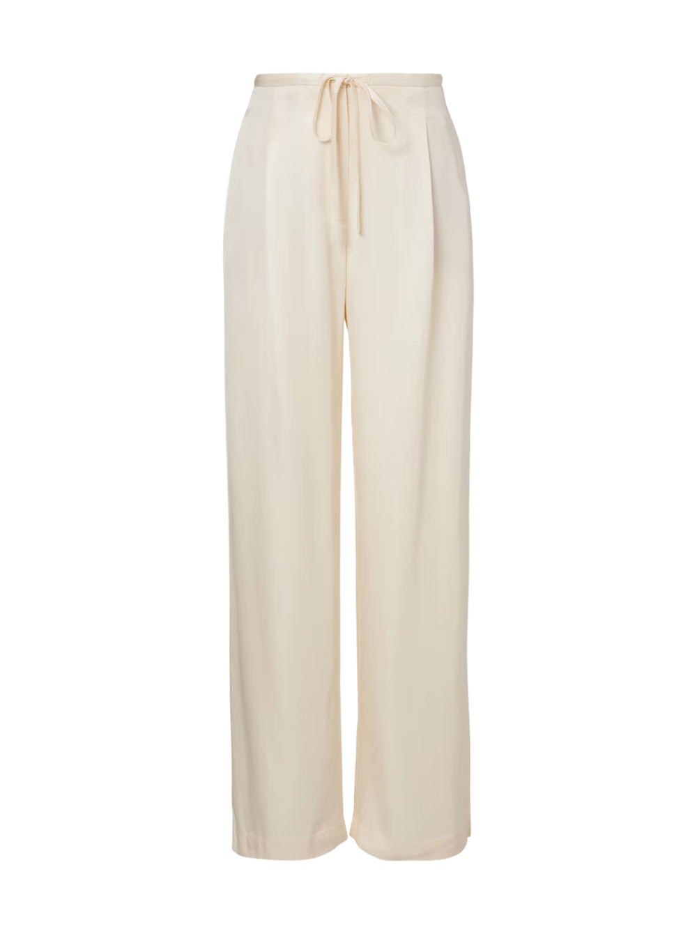 Relaxed Drawstring Satin Trouser