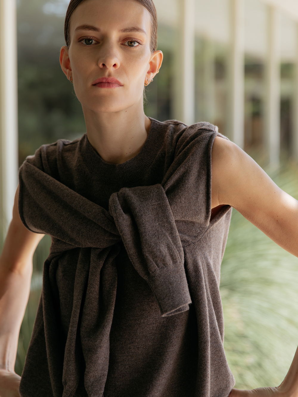 Crewneck with Open Armhole