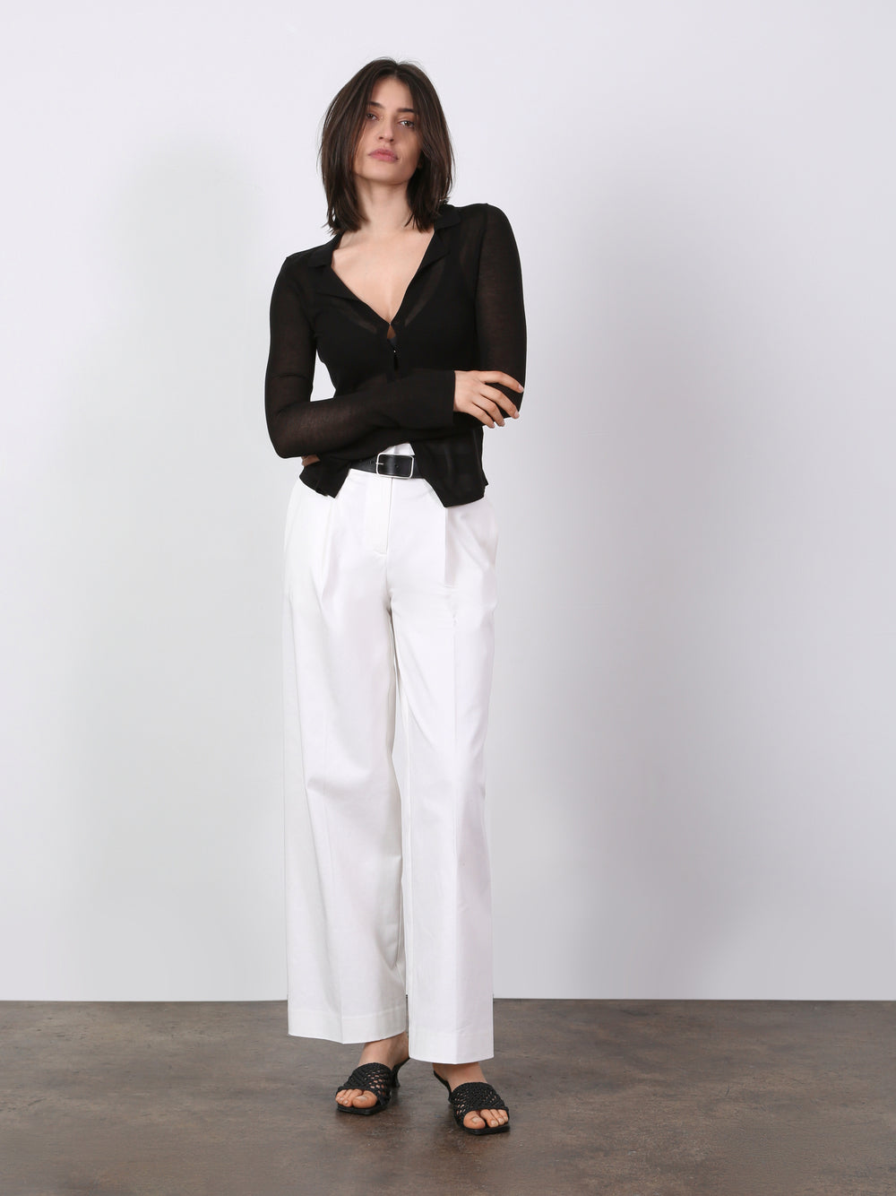 Fine Knit Shirt LS