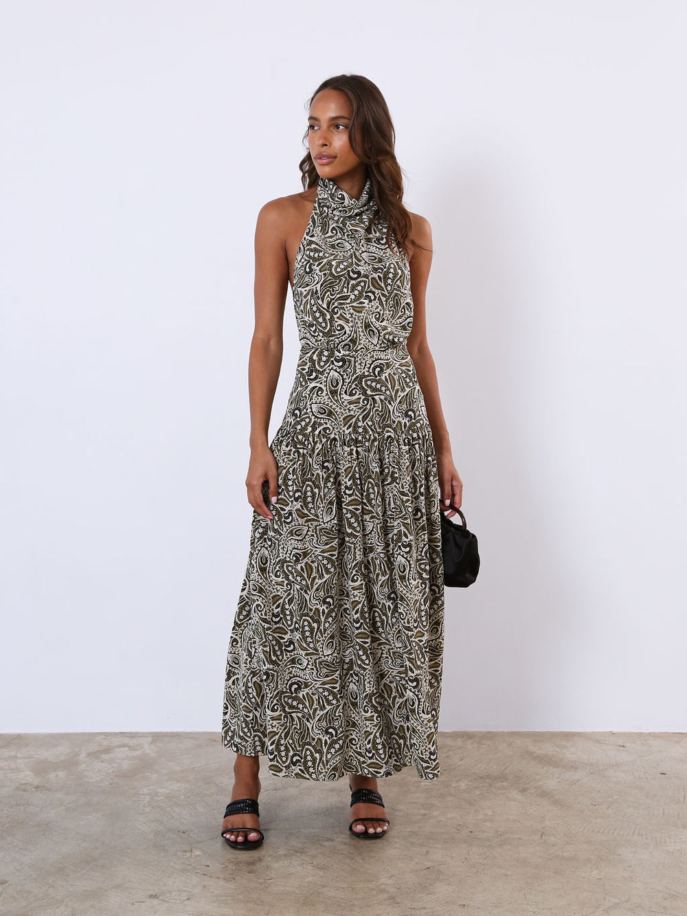 Scarf Halter Dress