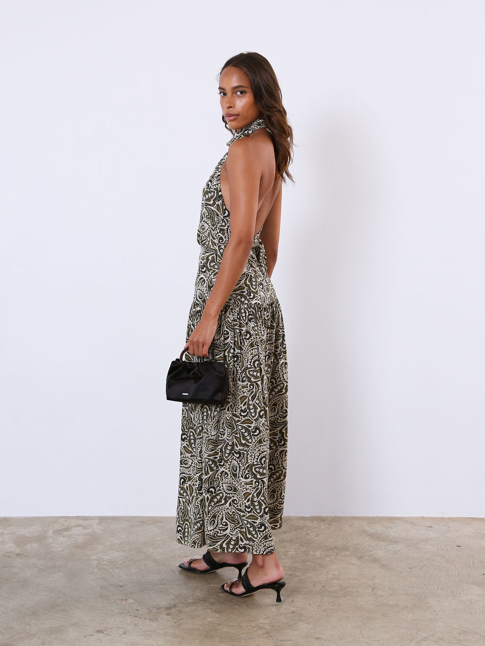 Scarf Halter Dress