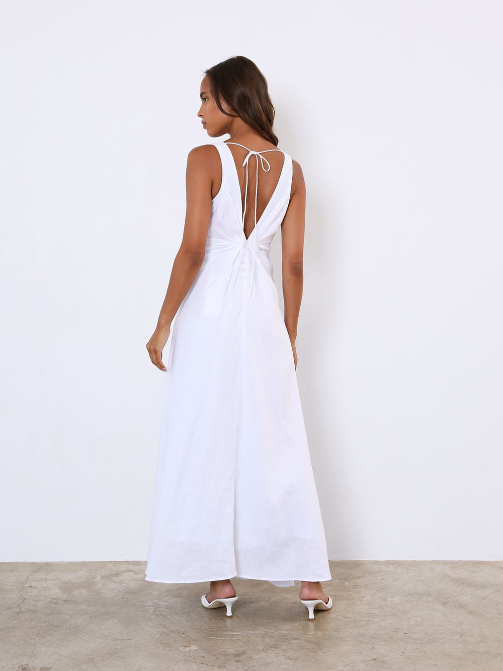 Sabrina Linen Maxi Dress