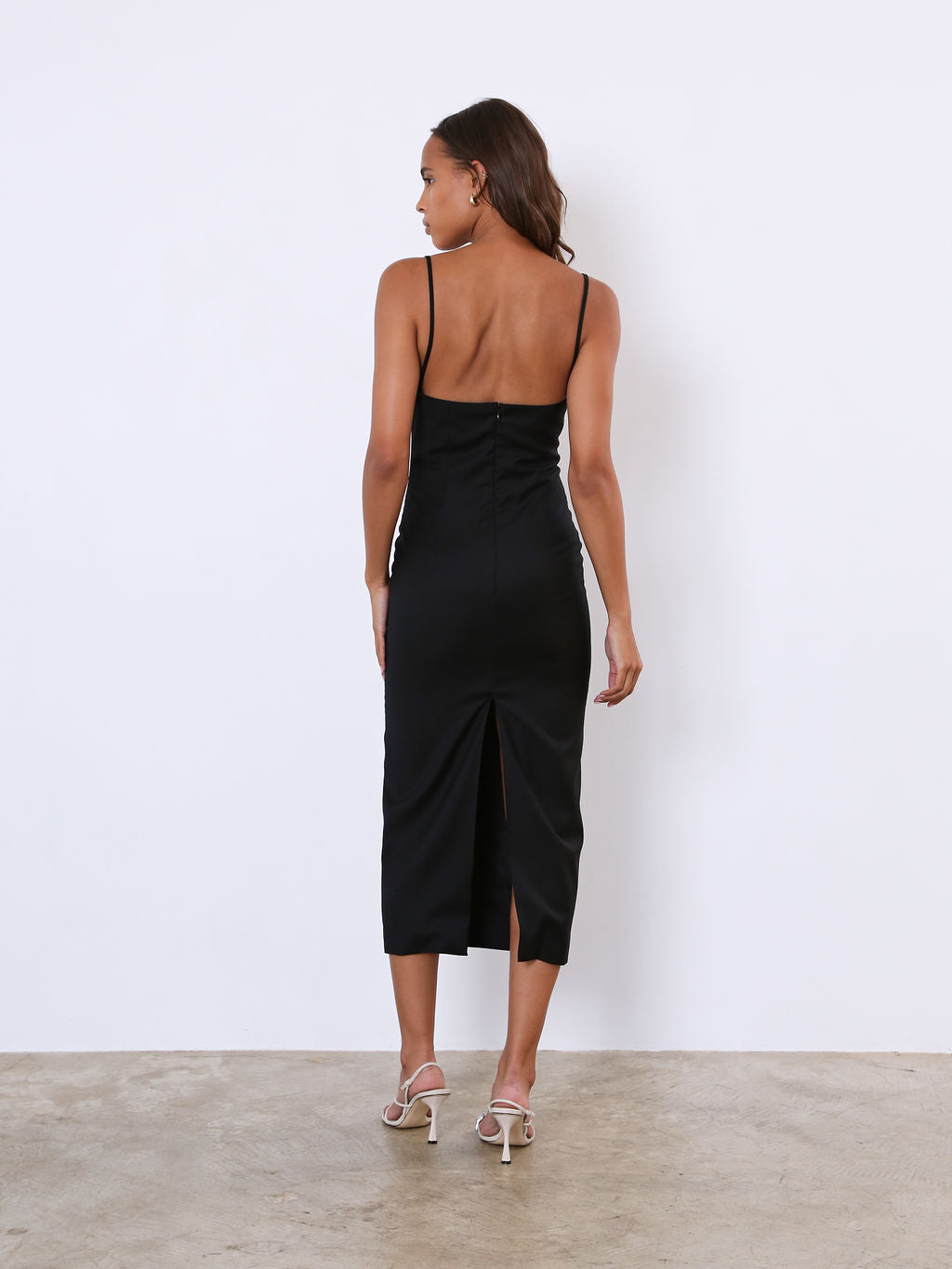 Cowl Neck Pencil Dress