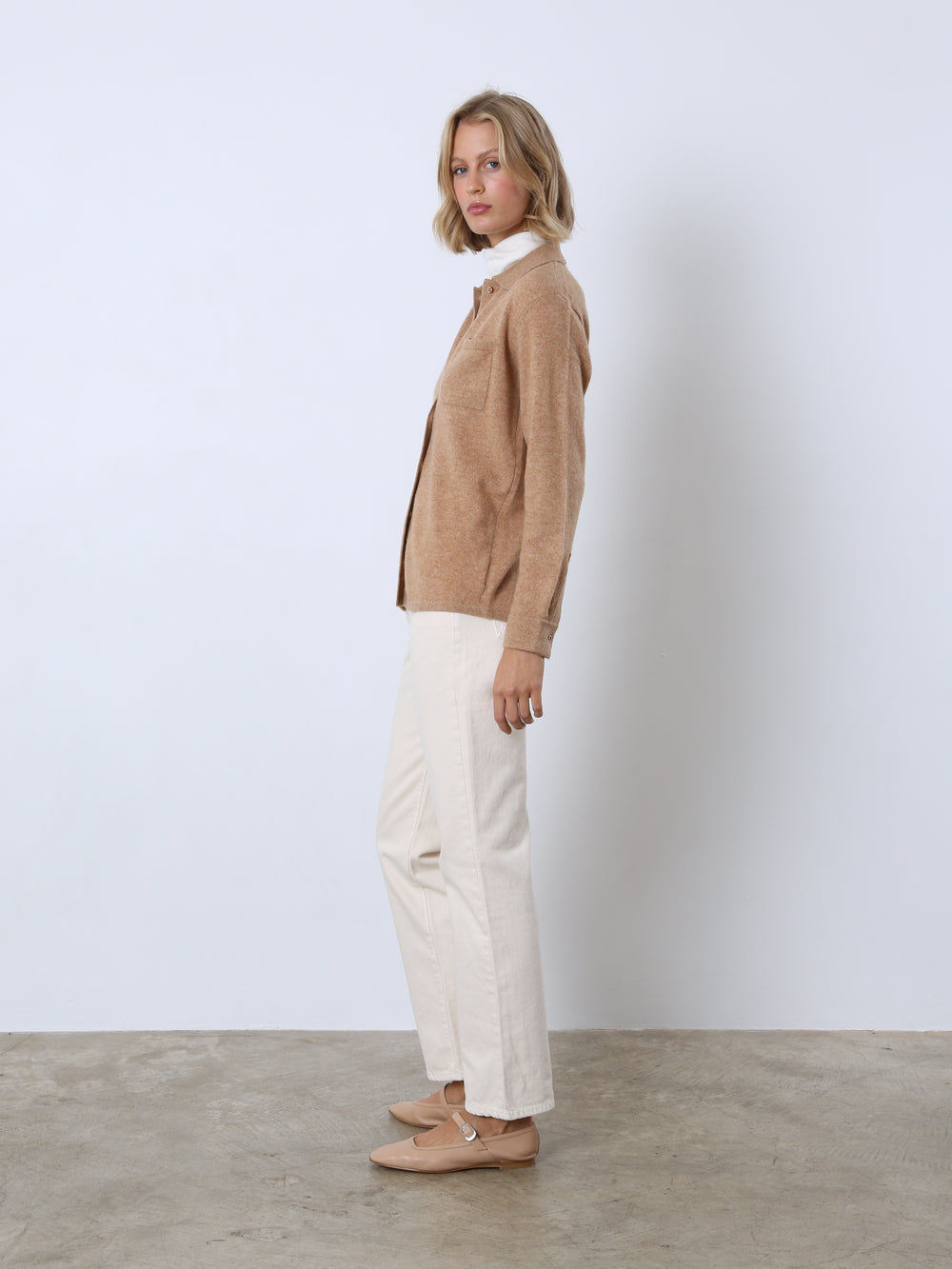 Cashmere Button-Down Shirt