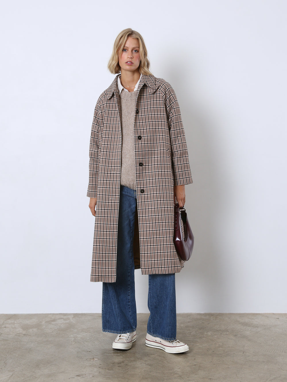 Single Breasted Long Coat