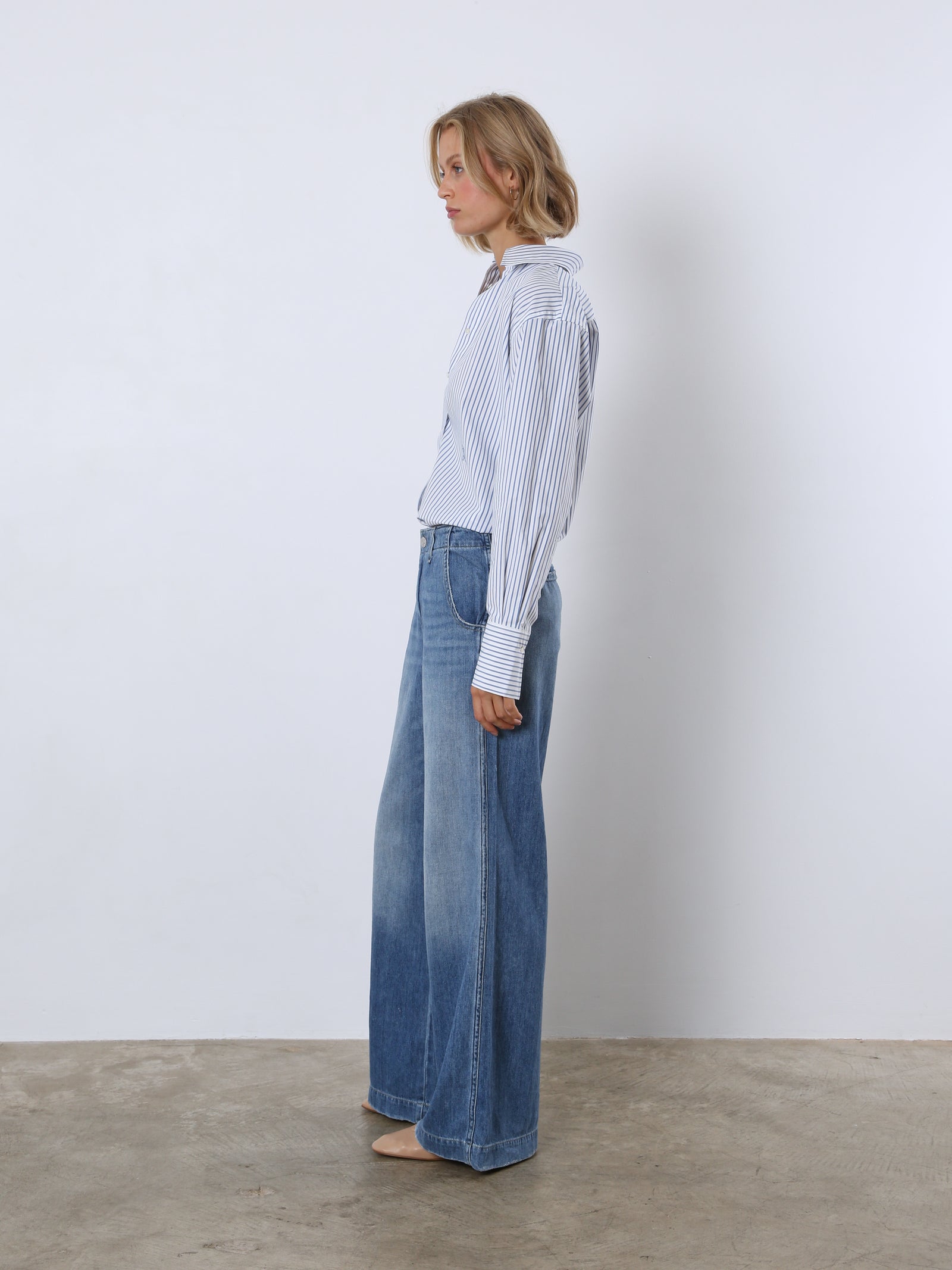 Classy Long Cuff Blouse
