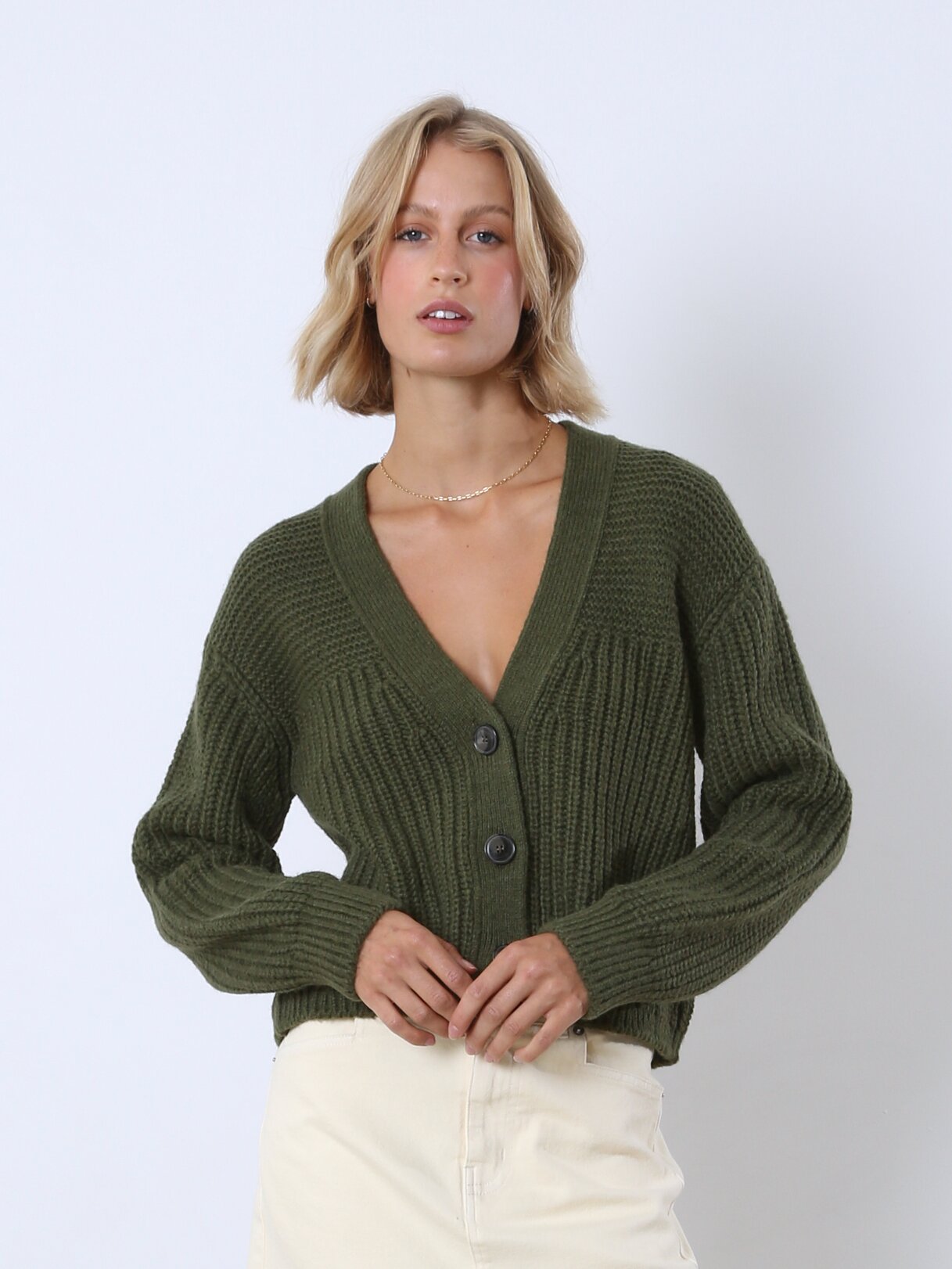 V Cardigan Long Sleeve