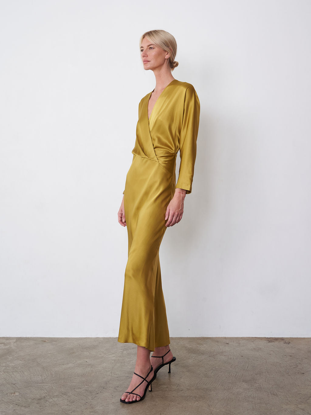 Long Sleeve Wrap Dress