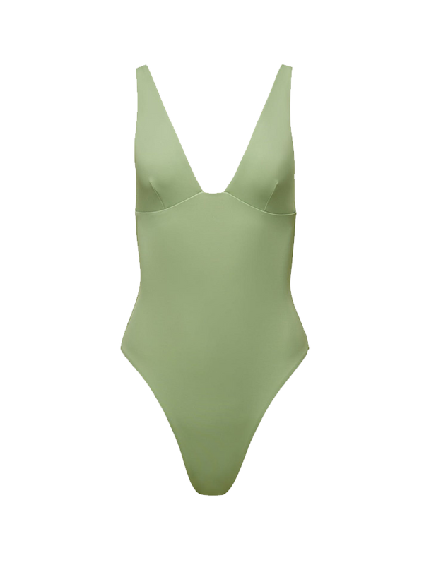 V Neck One Piece