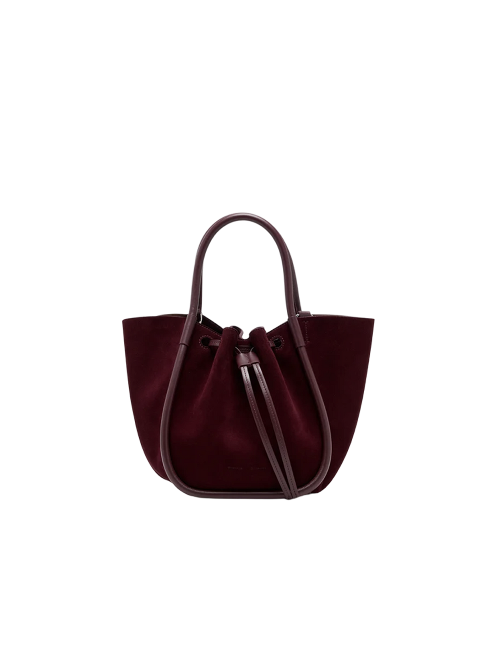 Small Ruched Tote - Soft Suede