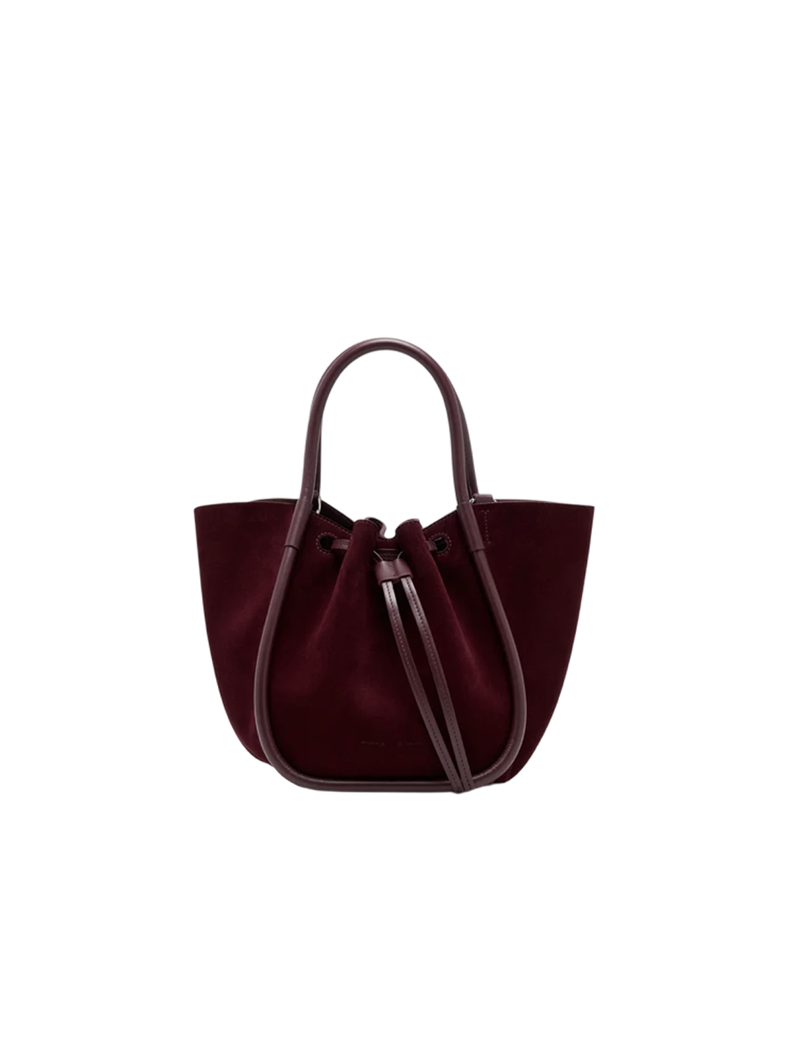 Small Ruched Tote - Soft Suede