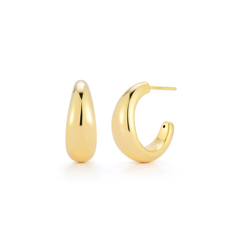 14KY Gold Jumbo Hoop Earrings