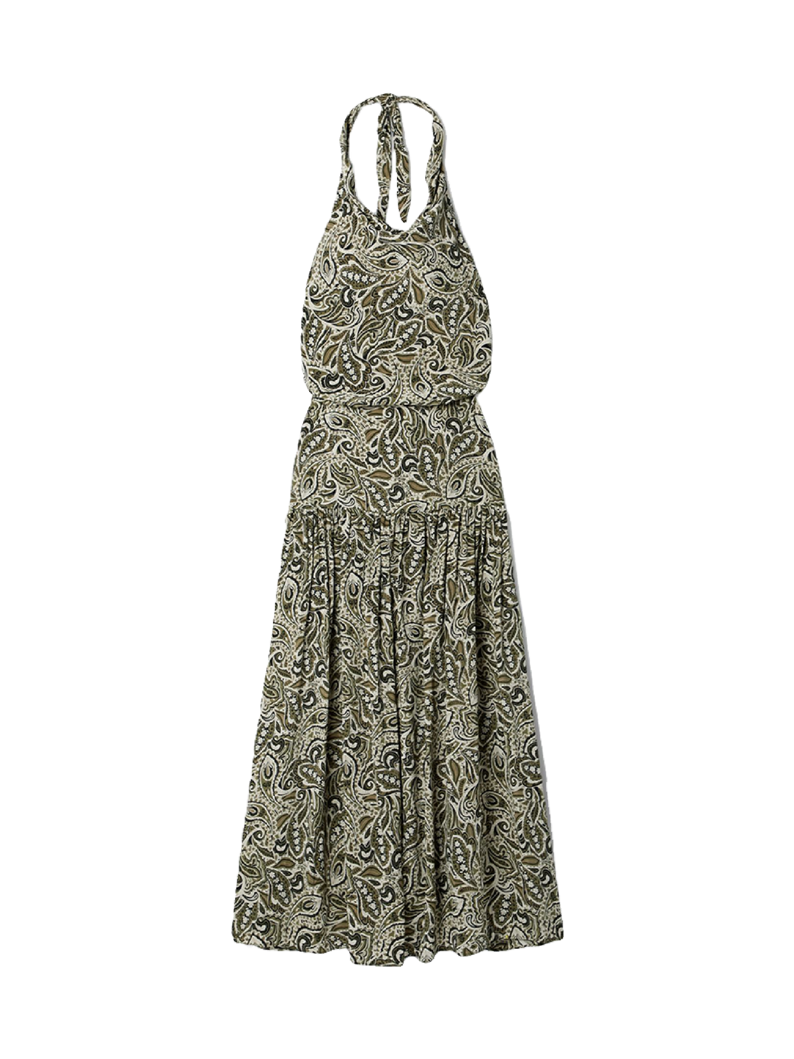 Scarf Halter Dress