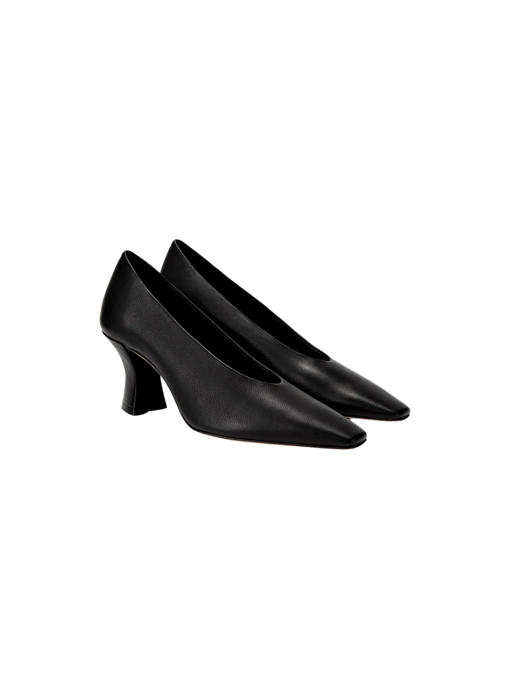 Camellia Leather Pump