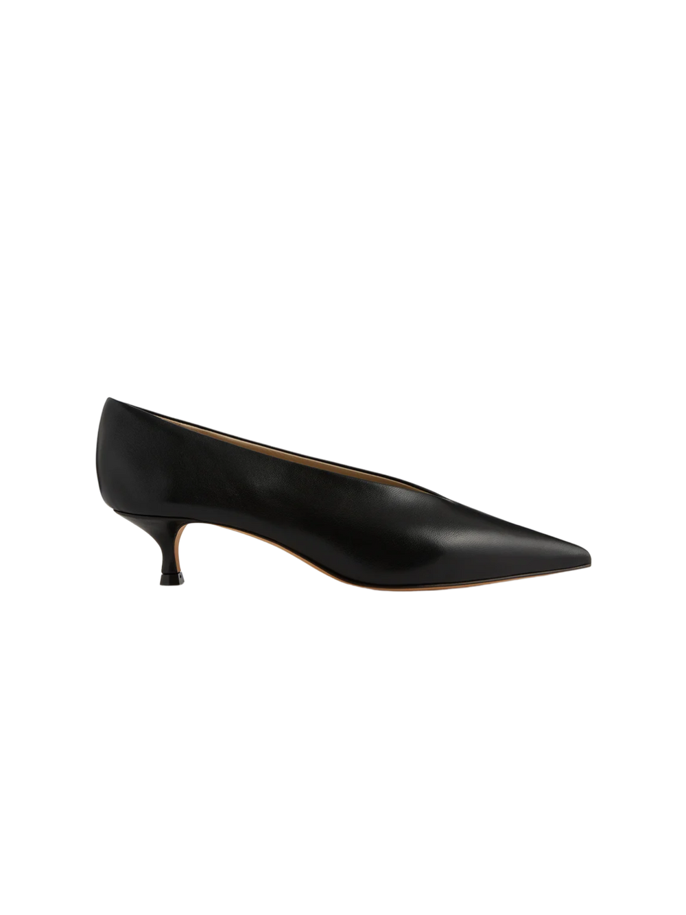 Babouche Kitten Heel - Black