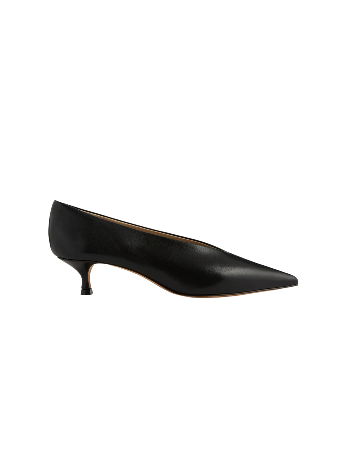 Babouche Kitten Heel - Black