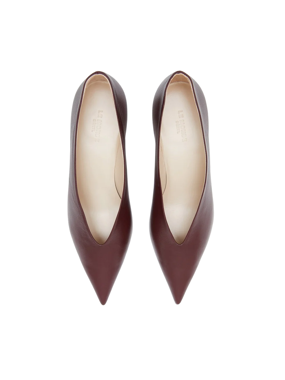 Babouche Kitten Heel - Plum