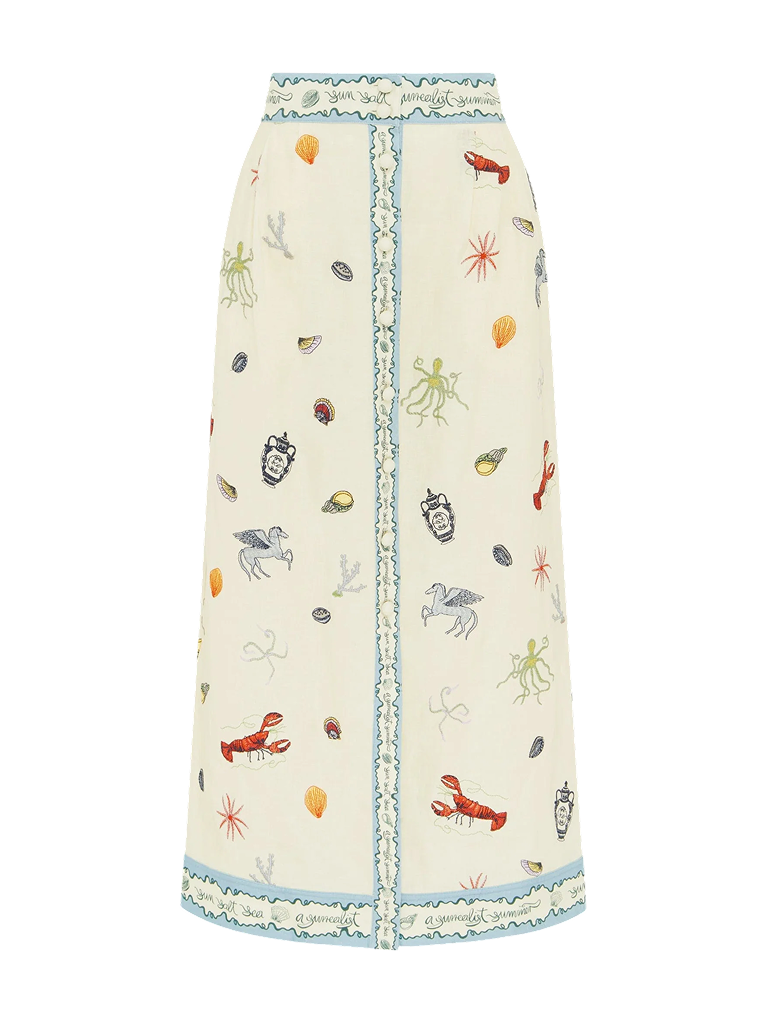Sandy Embroidered Skirt