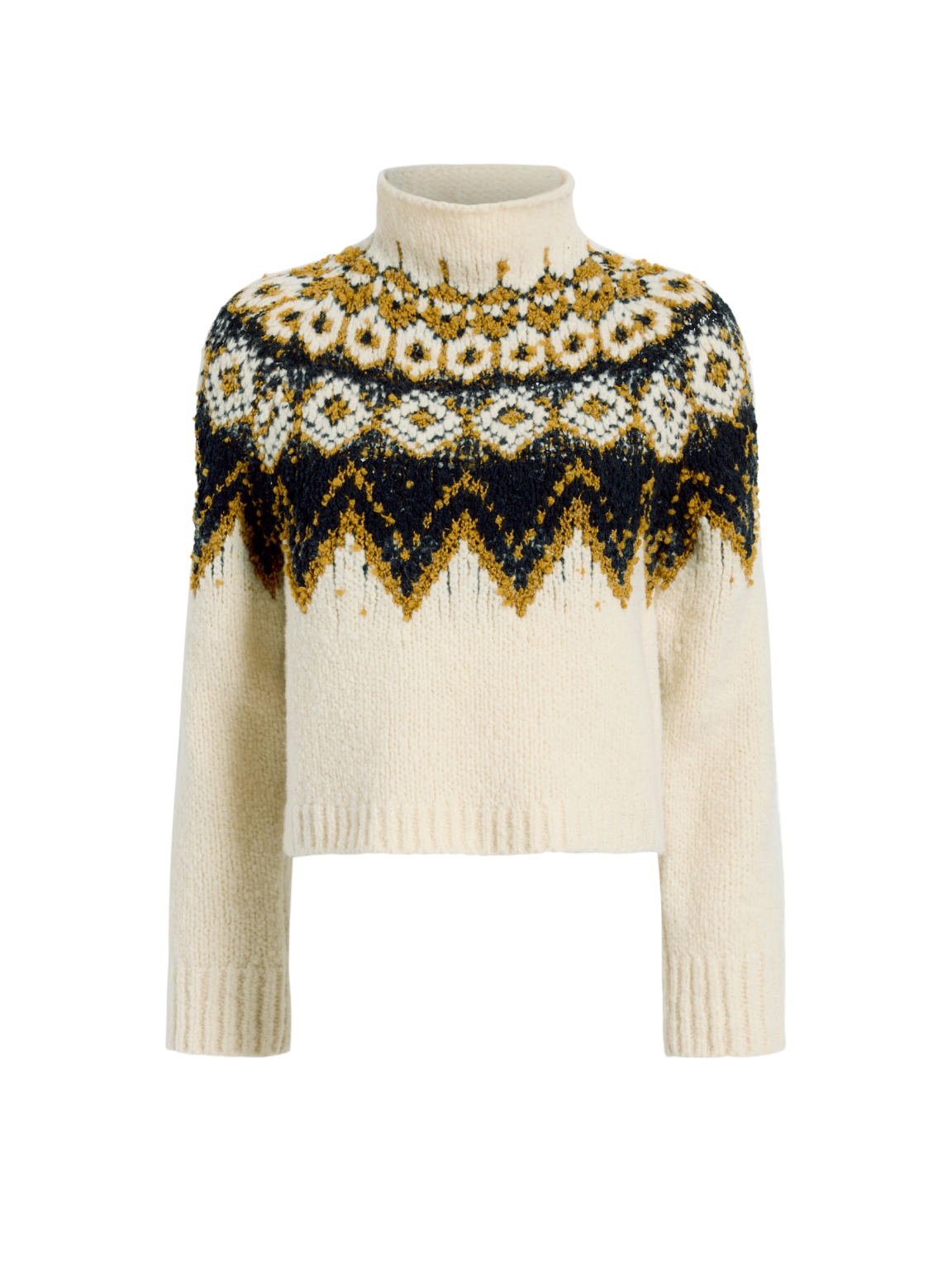 Lizzie Sweater in Textured Fairisle