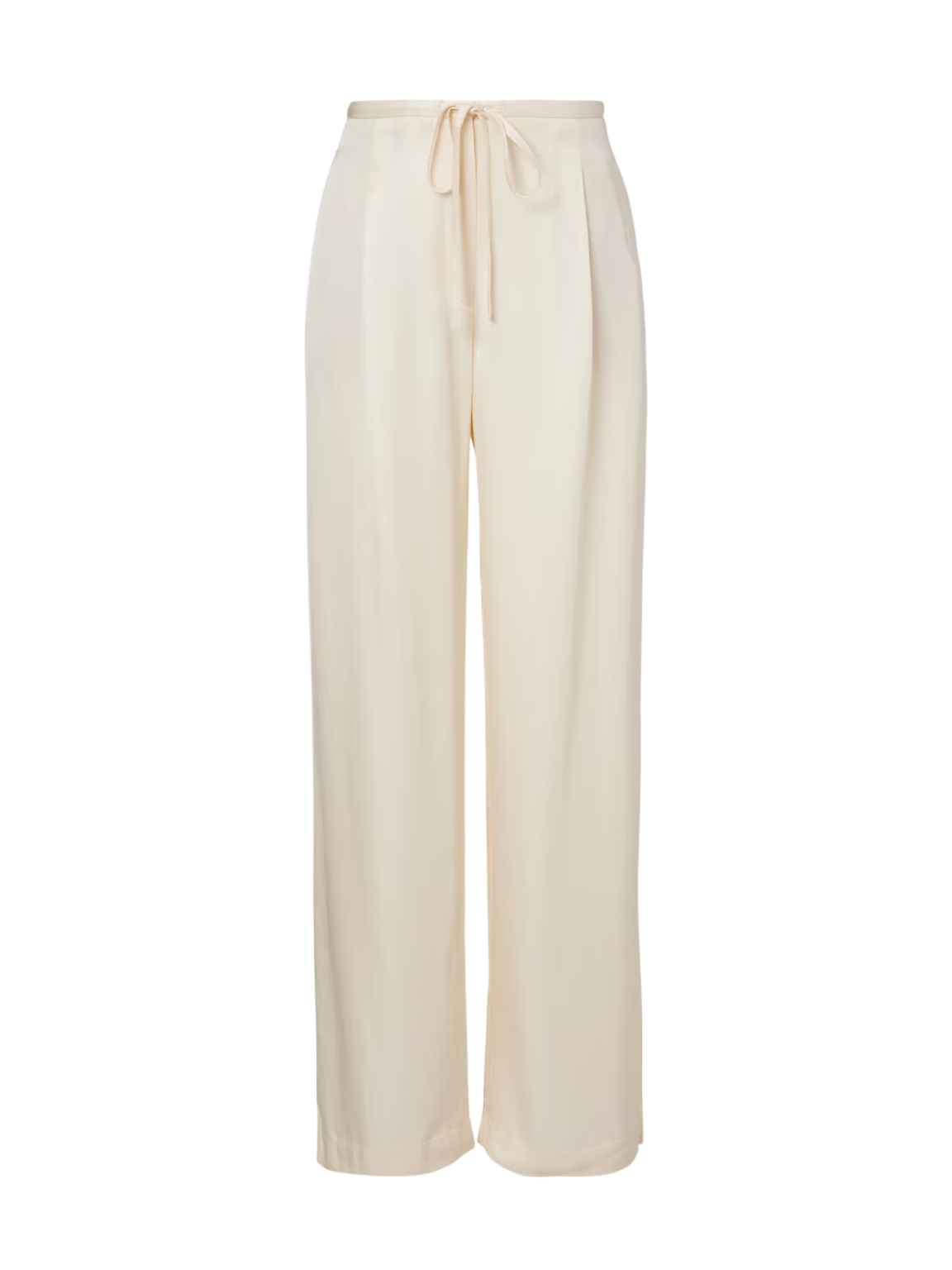 Relaxed Drawstring Satin Trouser