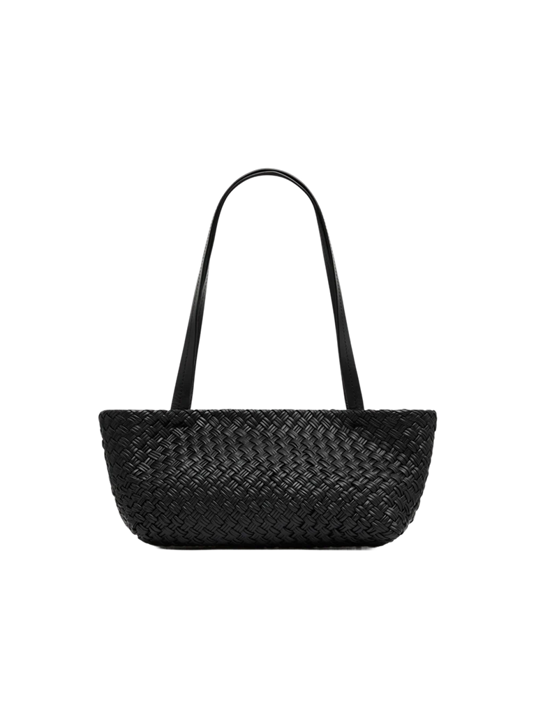 Petit Woven Trapeze Bag