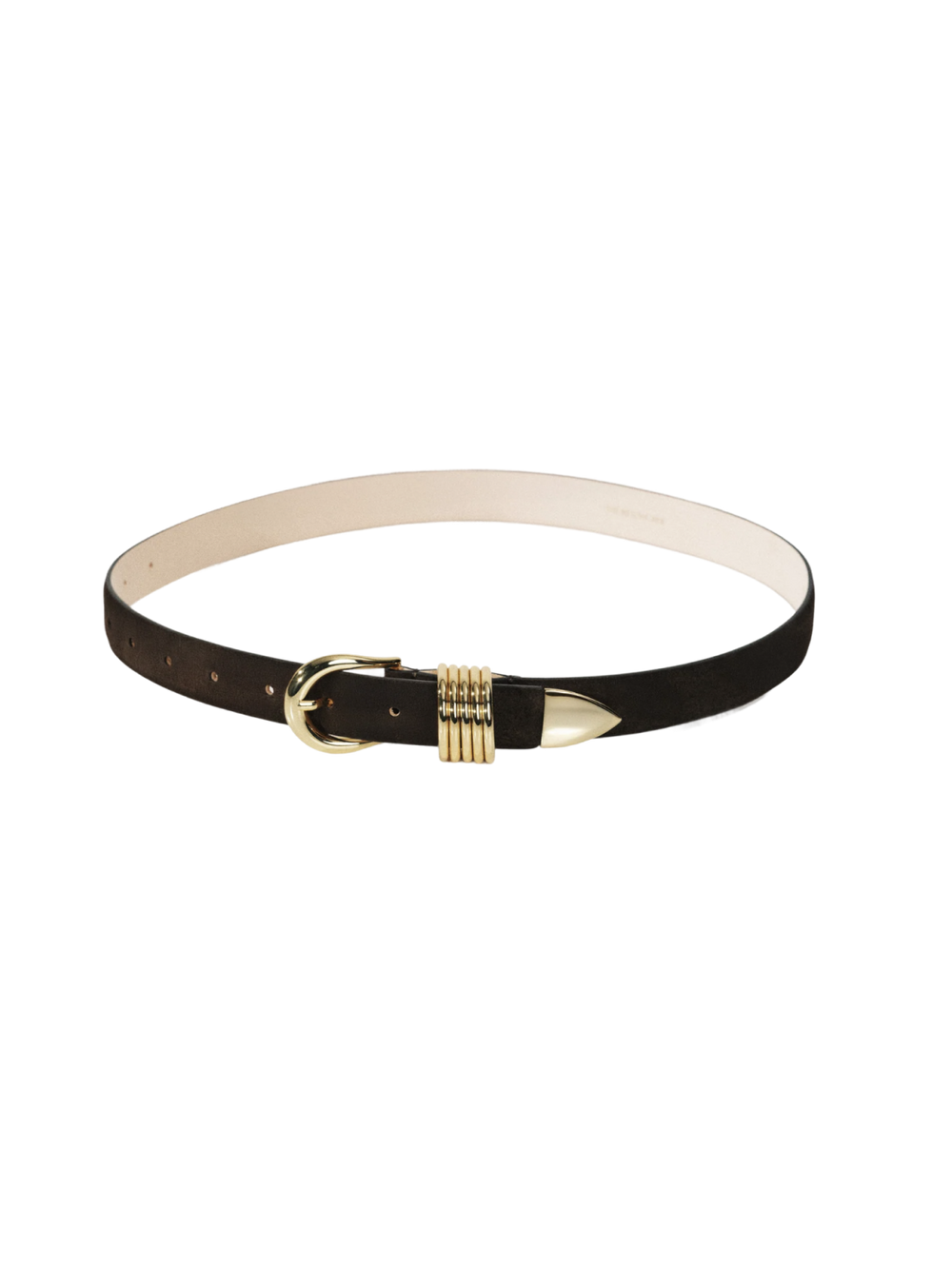 Hollyhock Suede Chocolate/Gold