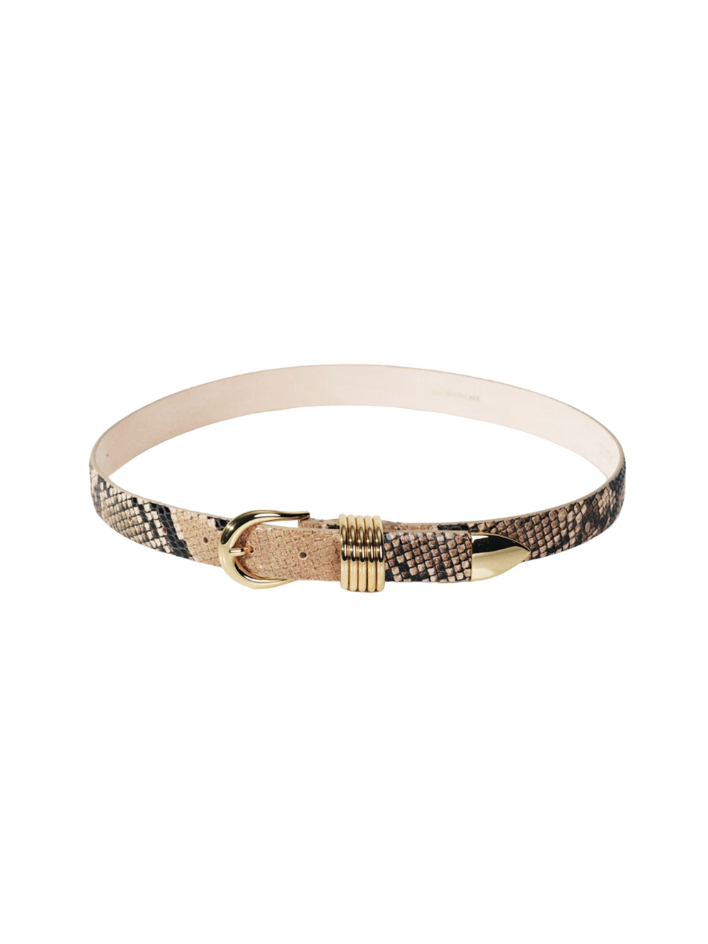 Mija Snake Embossed Belt