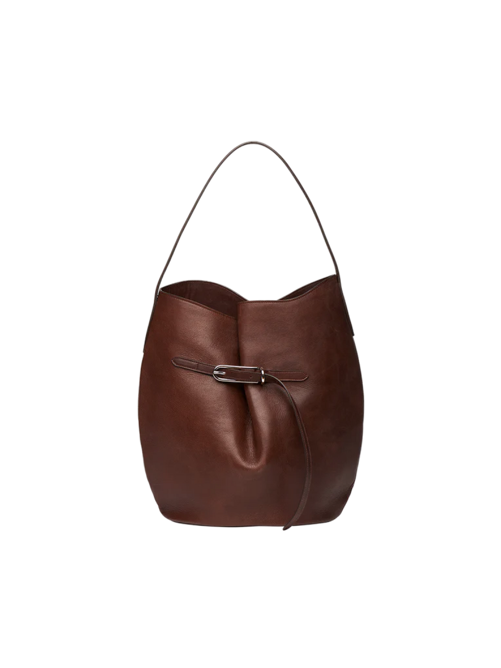 Large Belted Bucket Bag