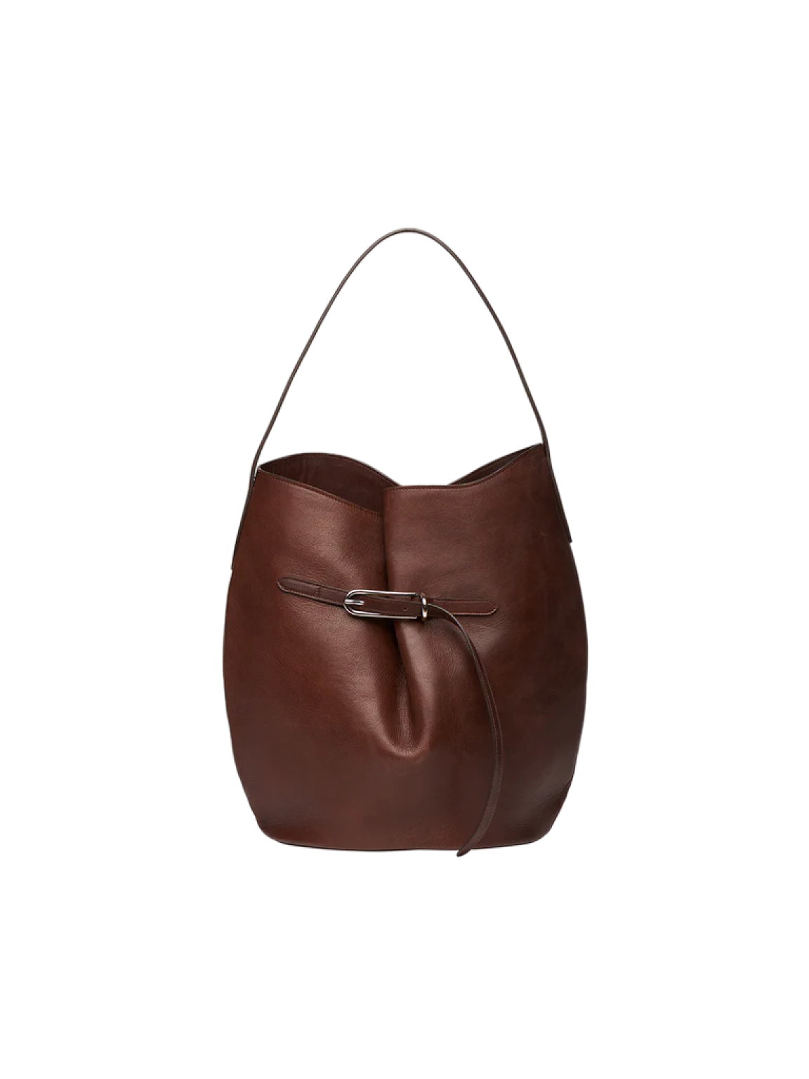 Large Belted Bucket Bag