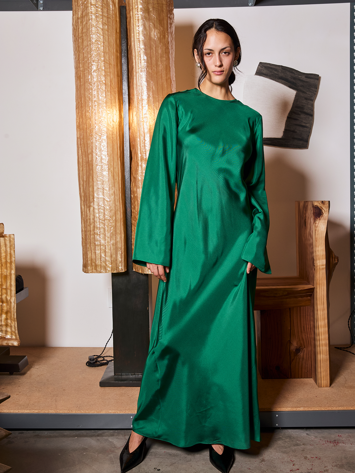 Fluid Silk Dress
