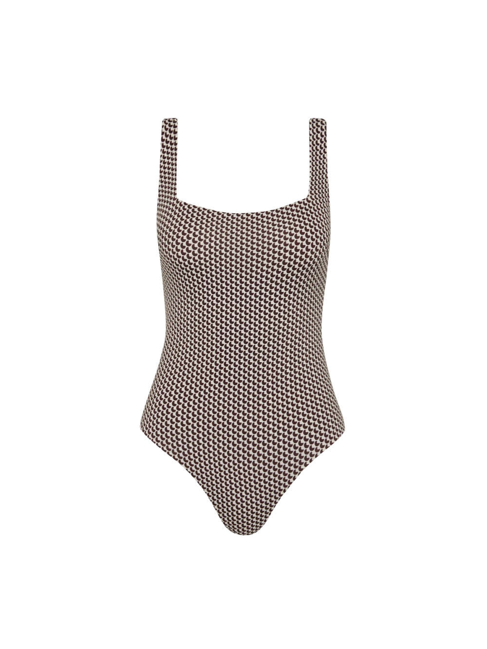 Margot One Piece Swimsuit - Mocha Dot