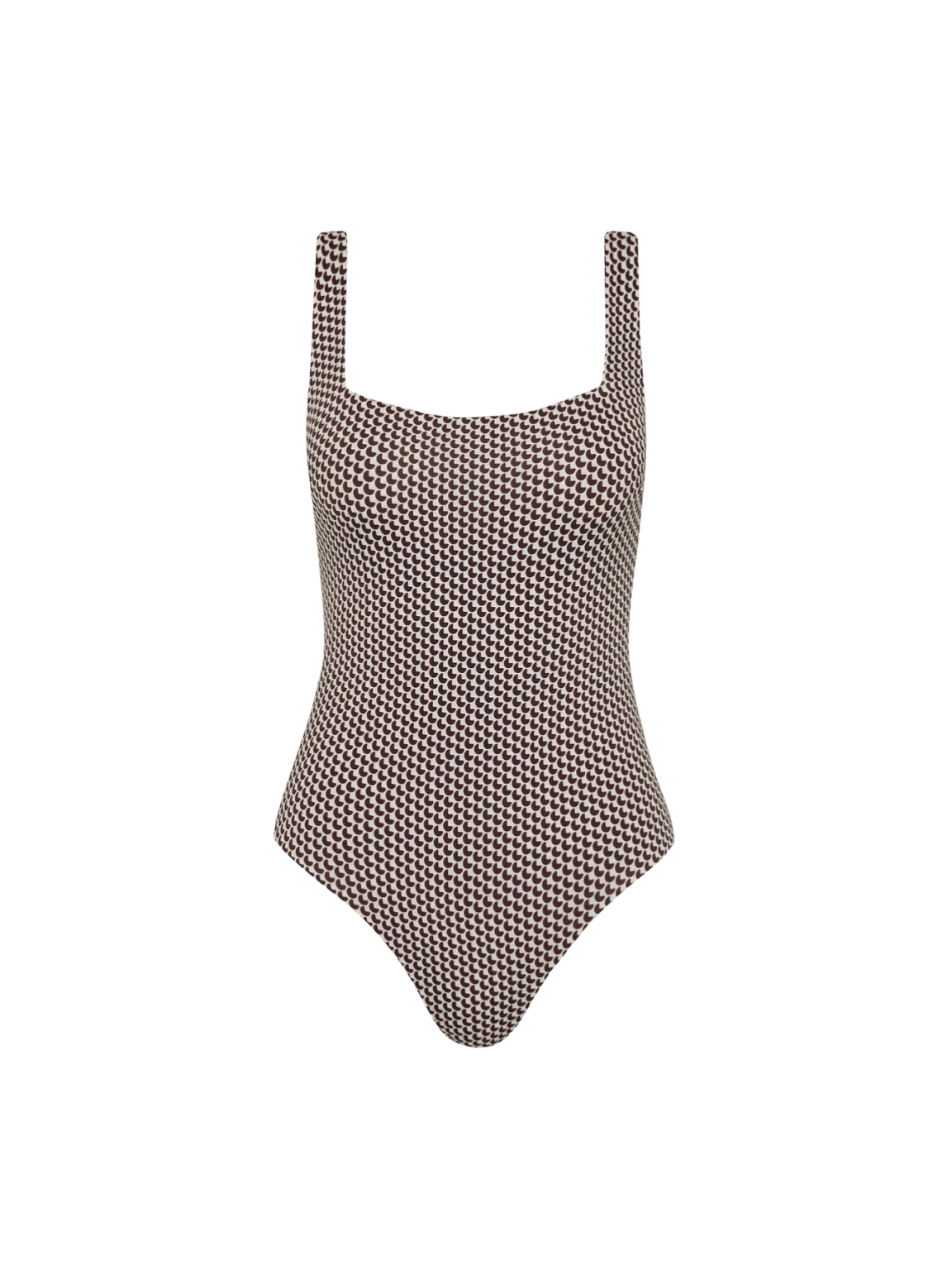 Margot One Piece Swimsuit - Mocha Dot