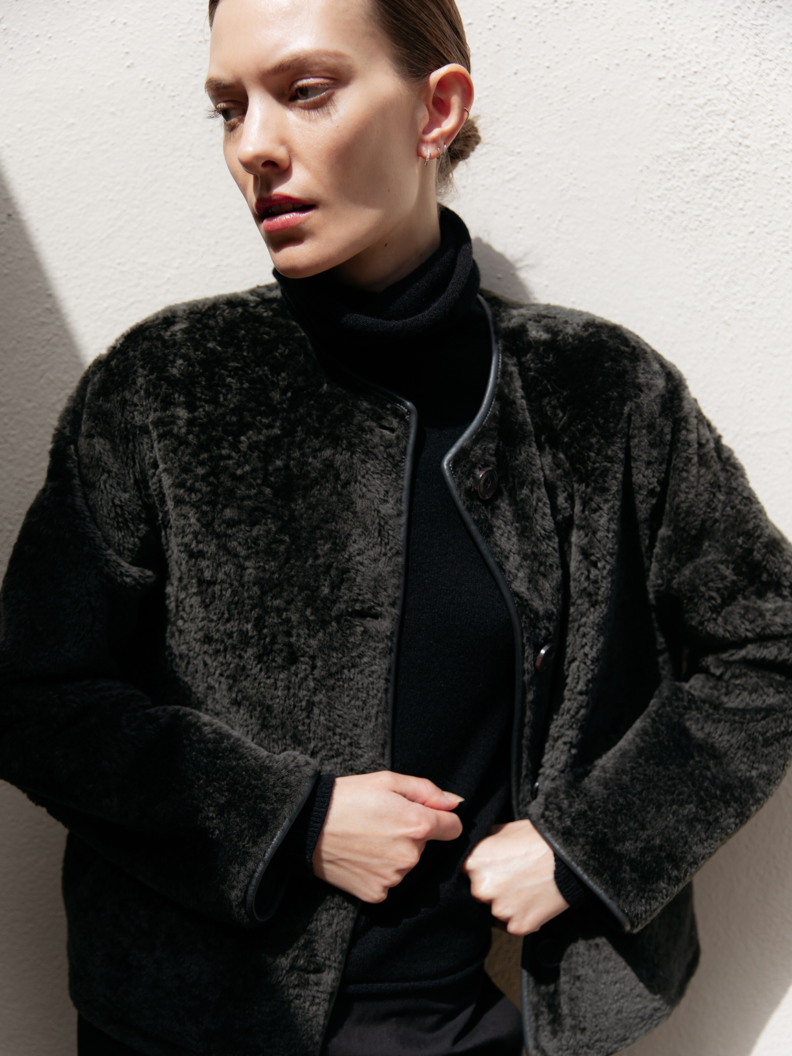 Lucine Reversible Shearling Jacket