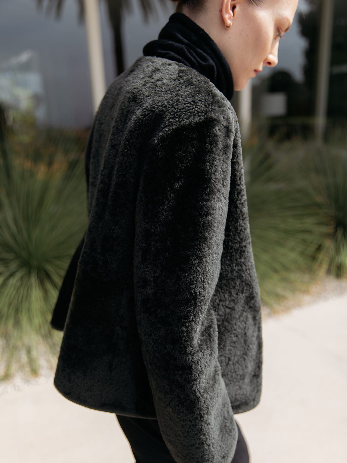 Lucine Reversible Shearling Jacket