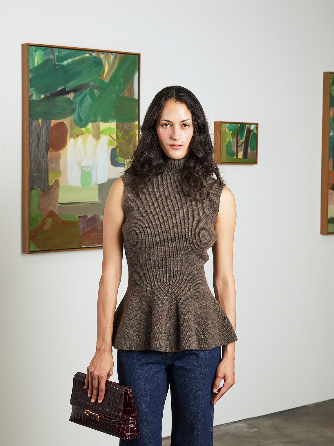 Sculptural Knit Top