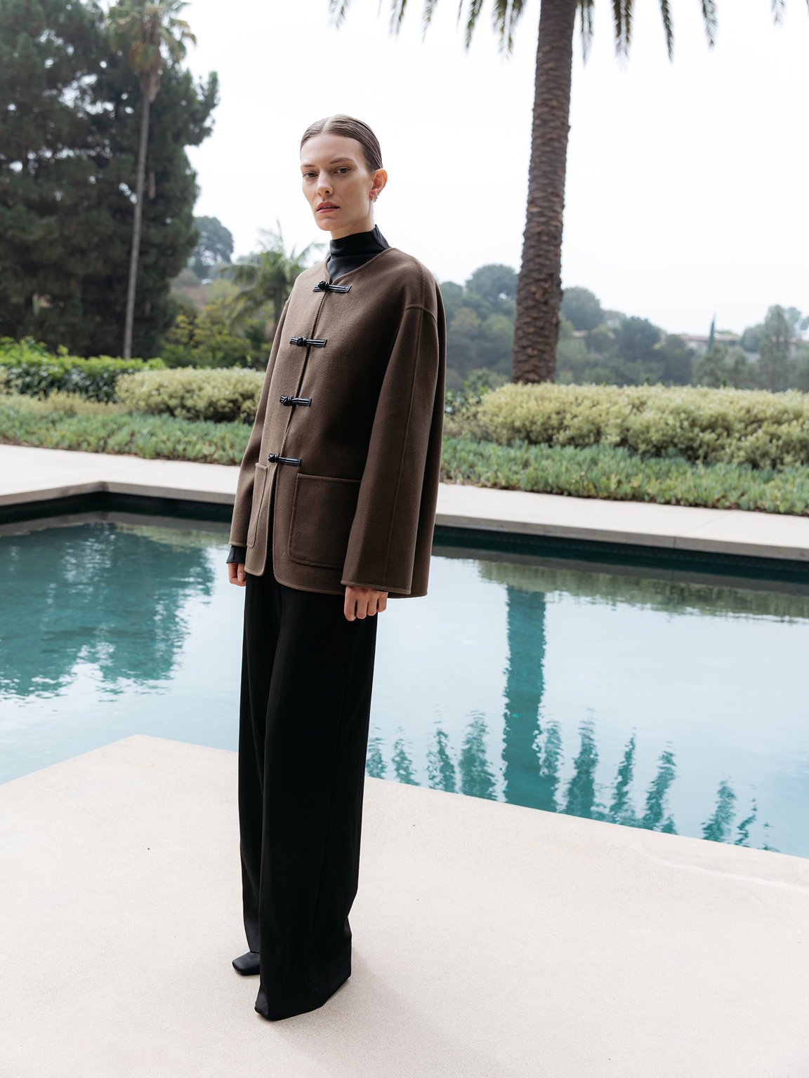 Mandarin Double-Face Jacket