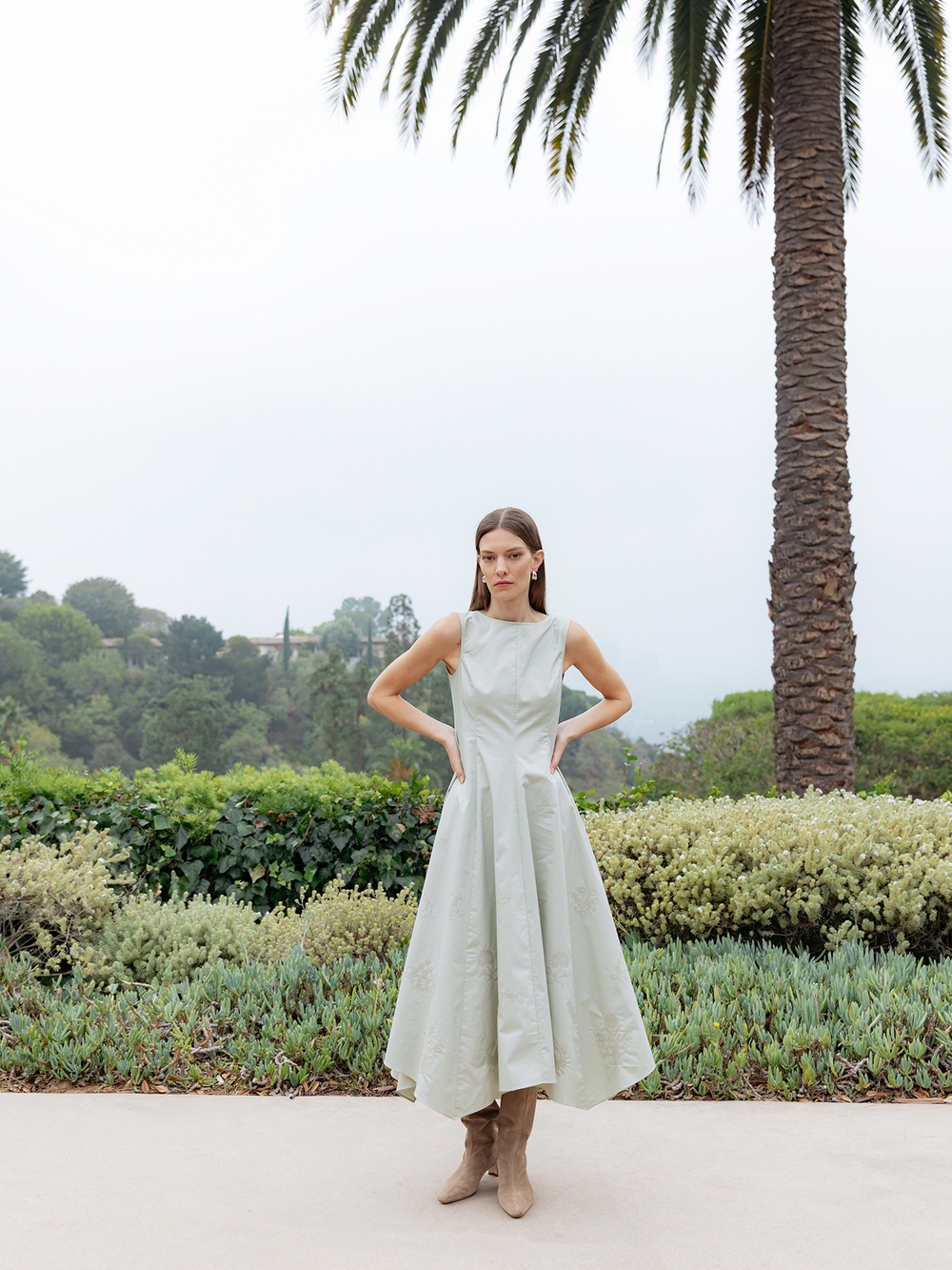 Jacqueline Asym Hem Dress