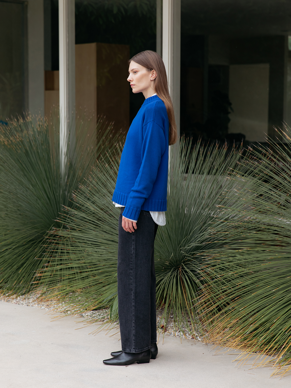 The Cotton Cashmere Crewneck Sweater