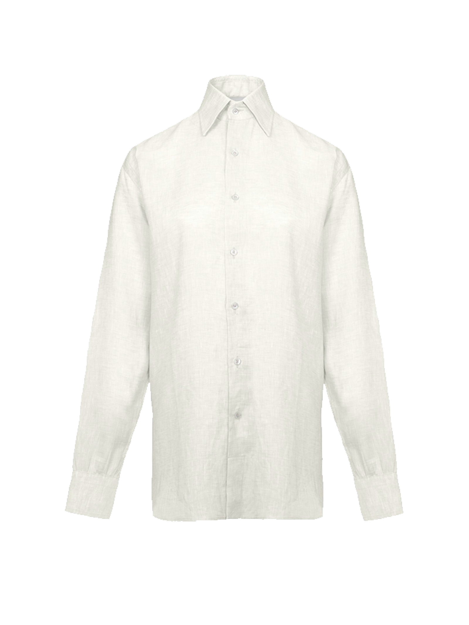 Open Back Button Up