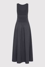 Bateau Cut Out Dress