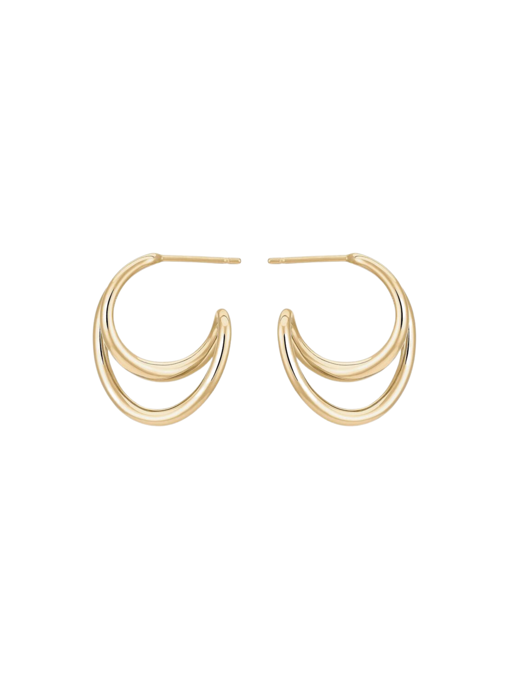 Mini Initial Hoop Earrings