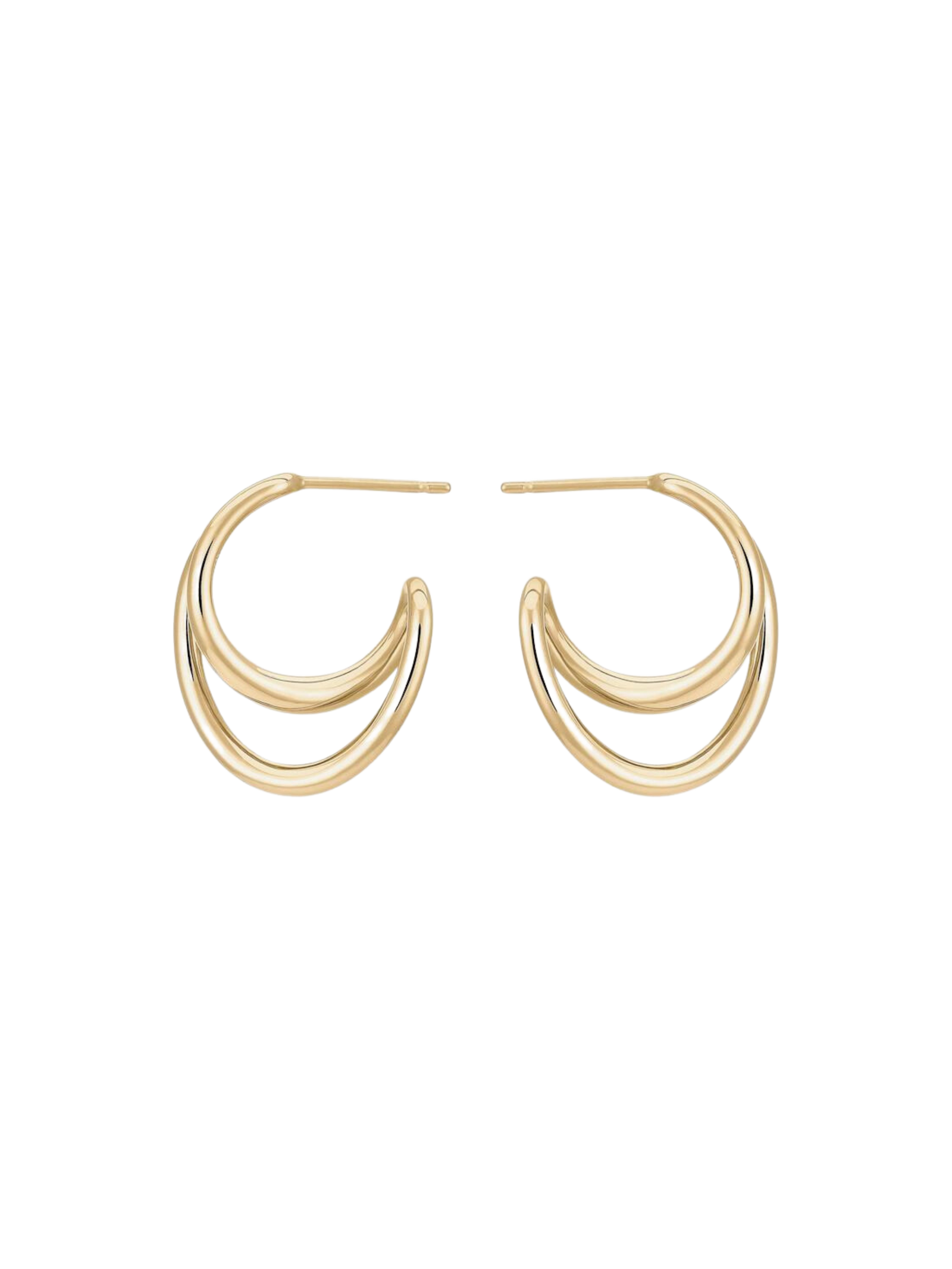 Mini Initial Hoop Earrings