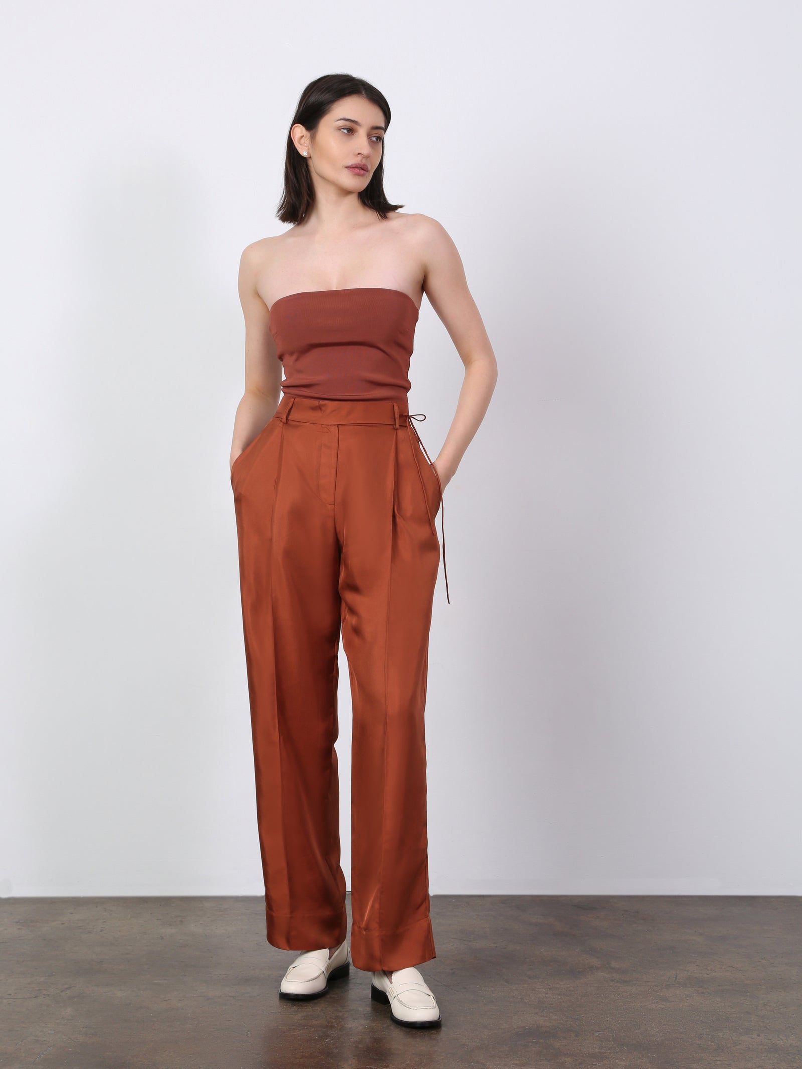 Classico Silk Tie Trousers