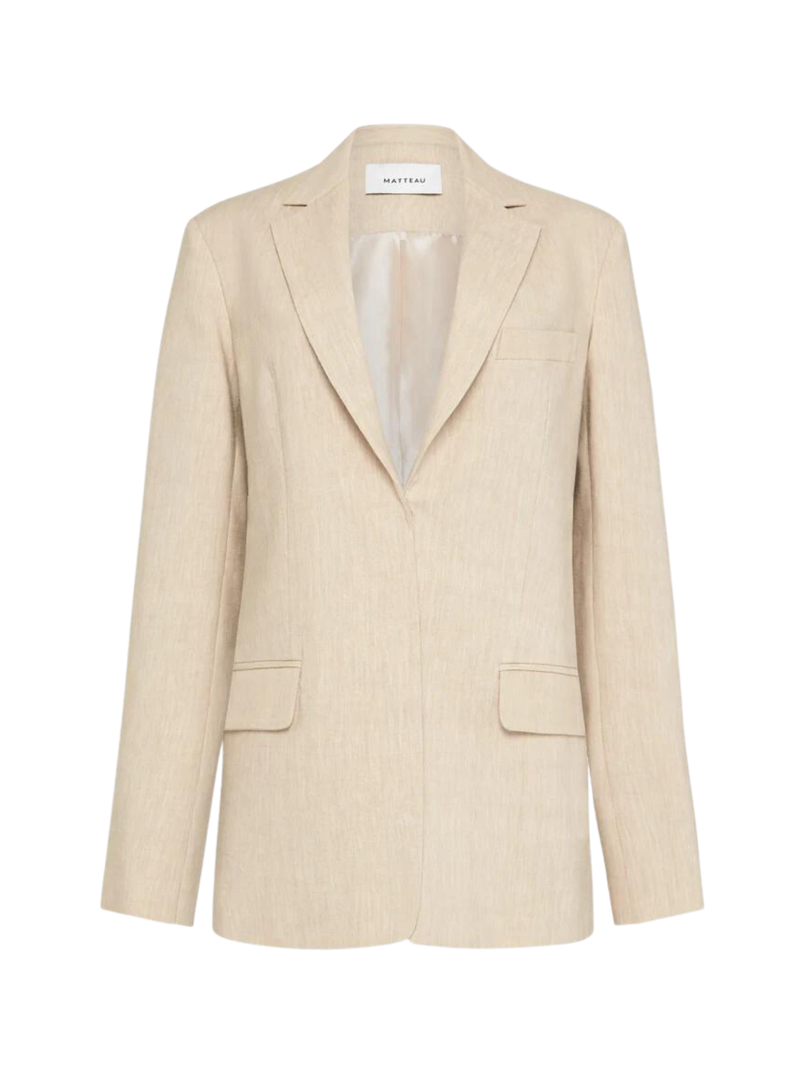 Relaxed Linen Blazer